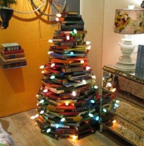 albero di natale coi libri